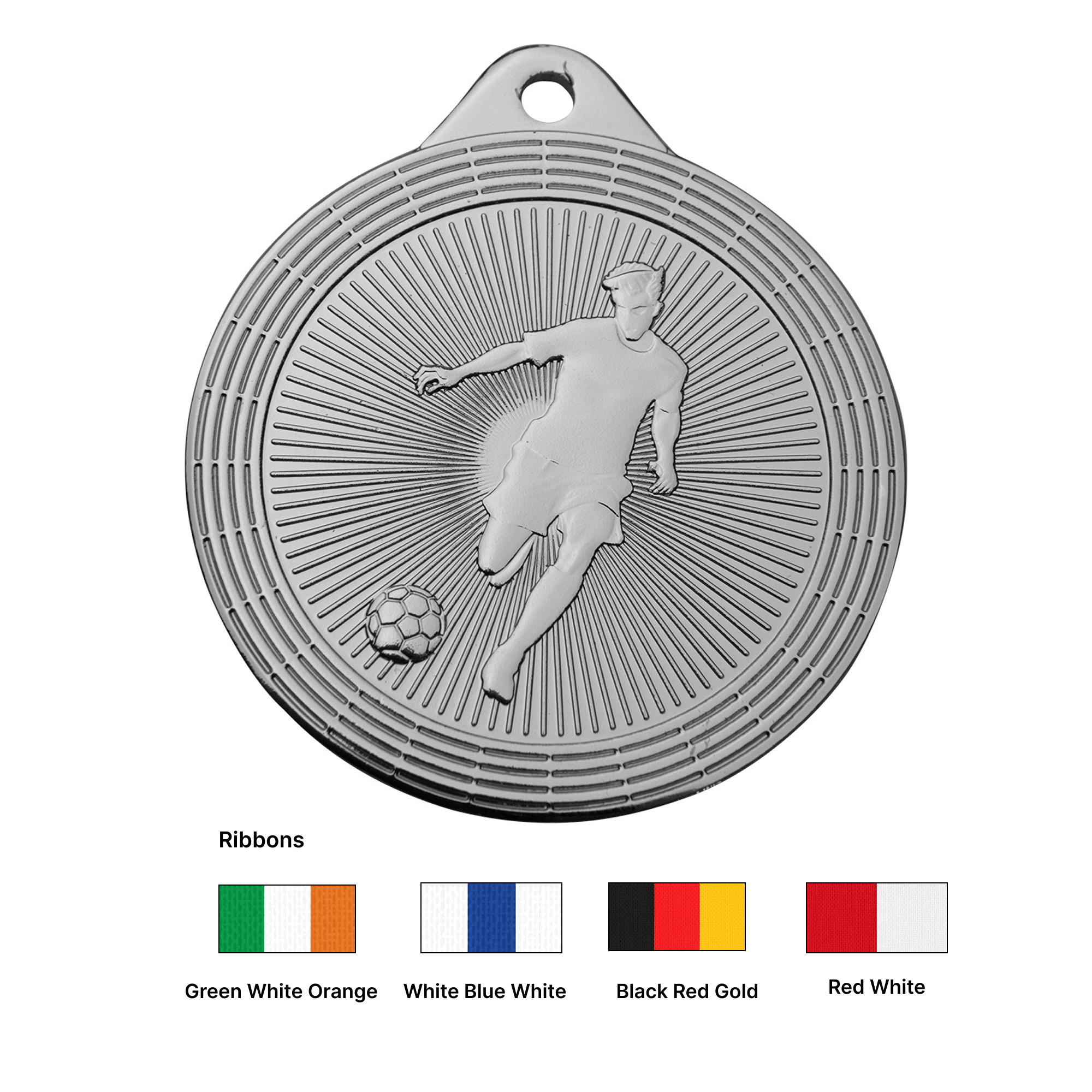 Medal Silver  Ø 50 mm