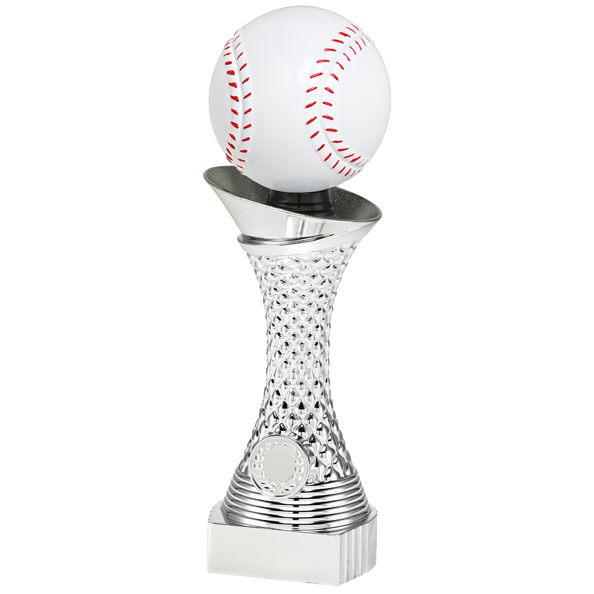Baseball Silver Plastic Trophy