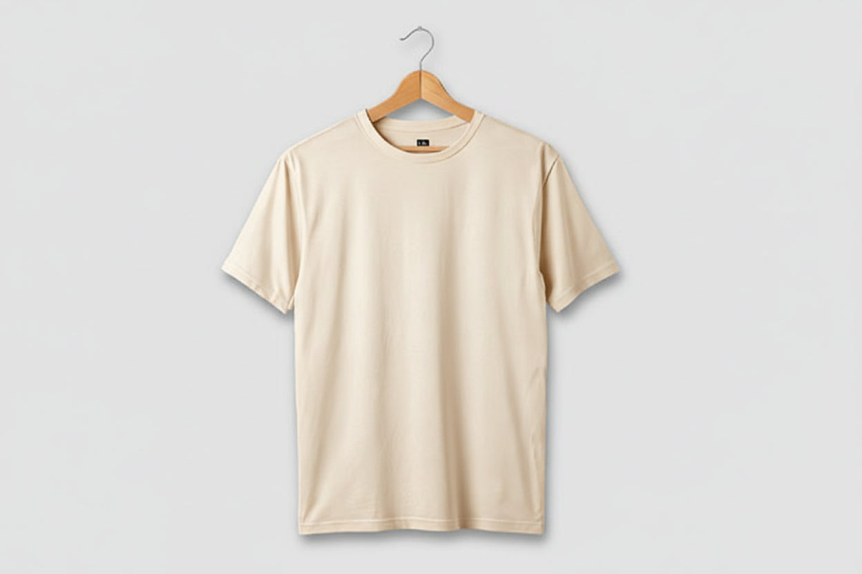 Cream white french terry 