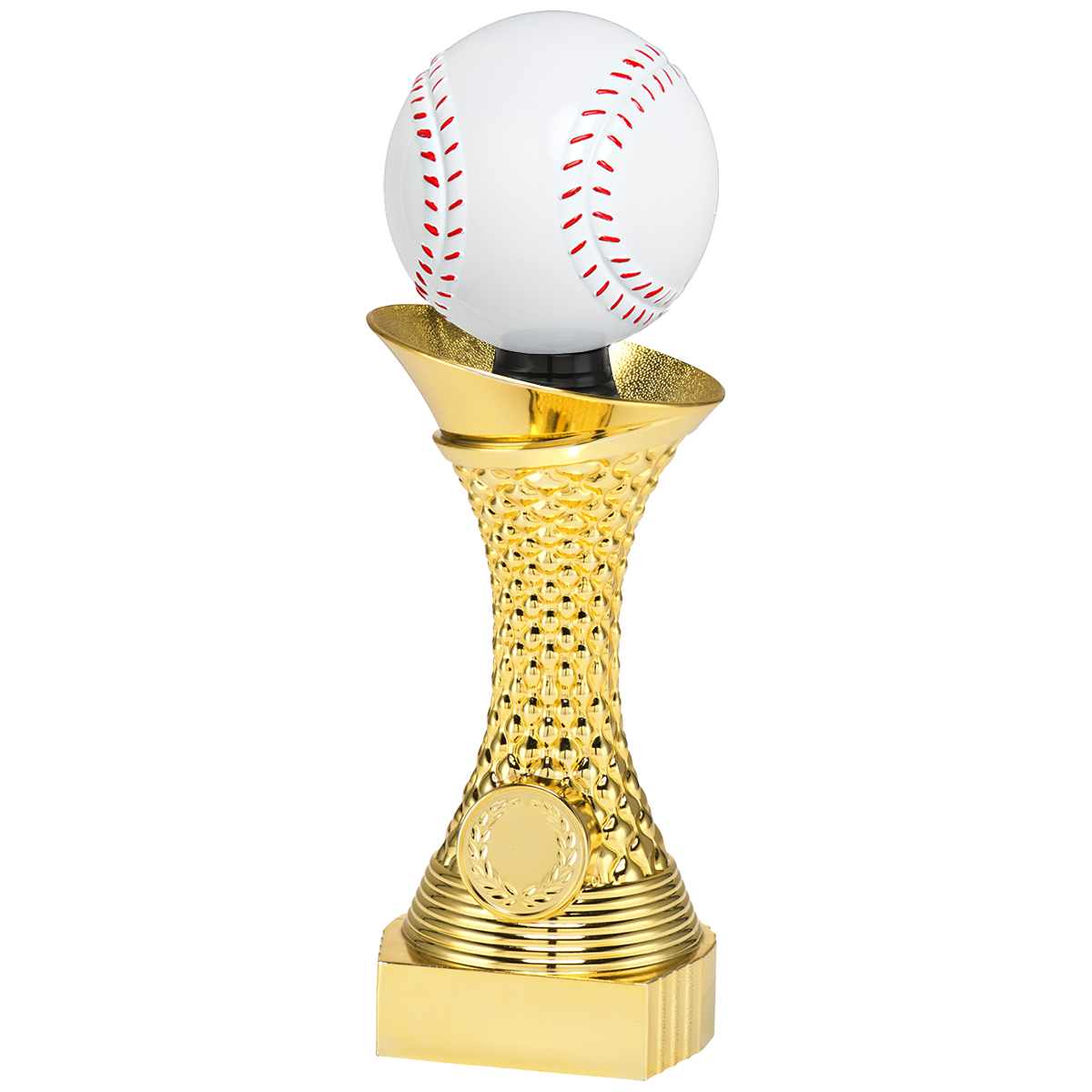Baseball Gold Plastic Trophy