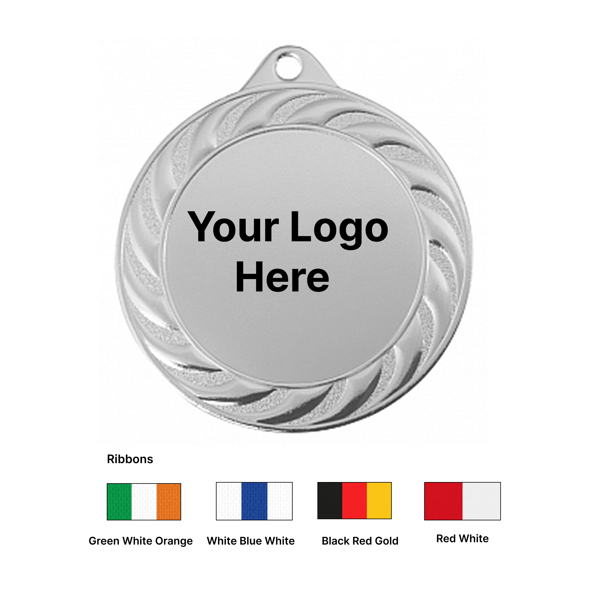 Medal Silver 70 mm