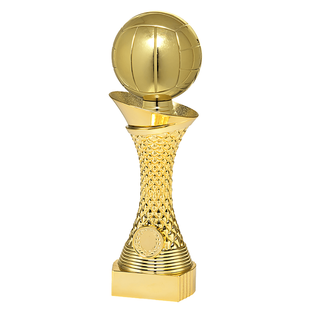 Volleyball Gold Plastic Trophy