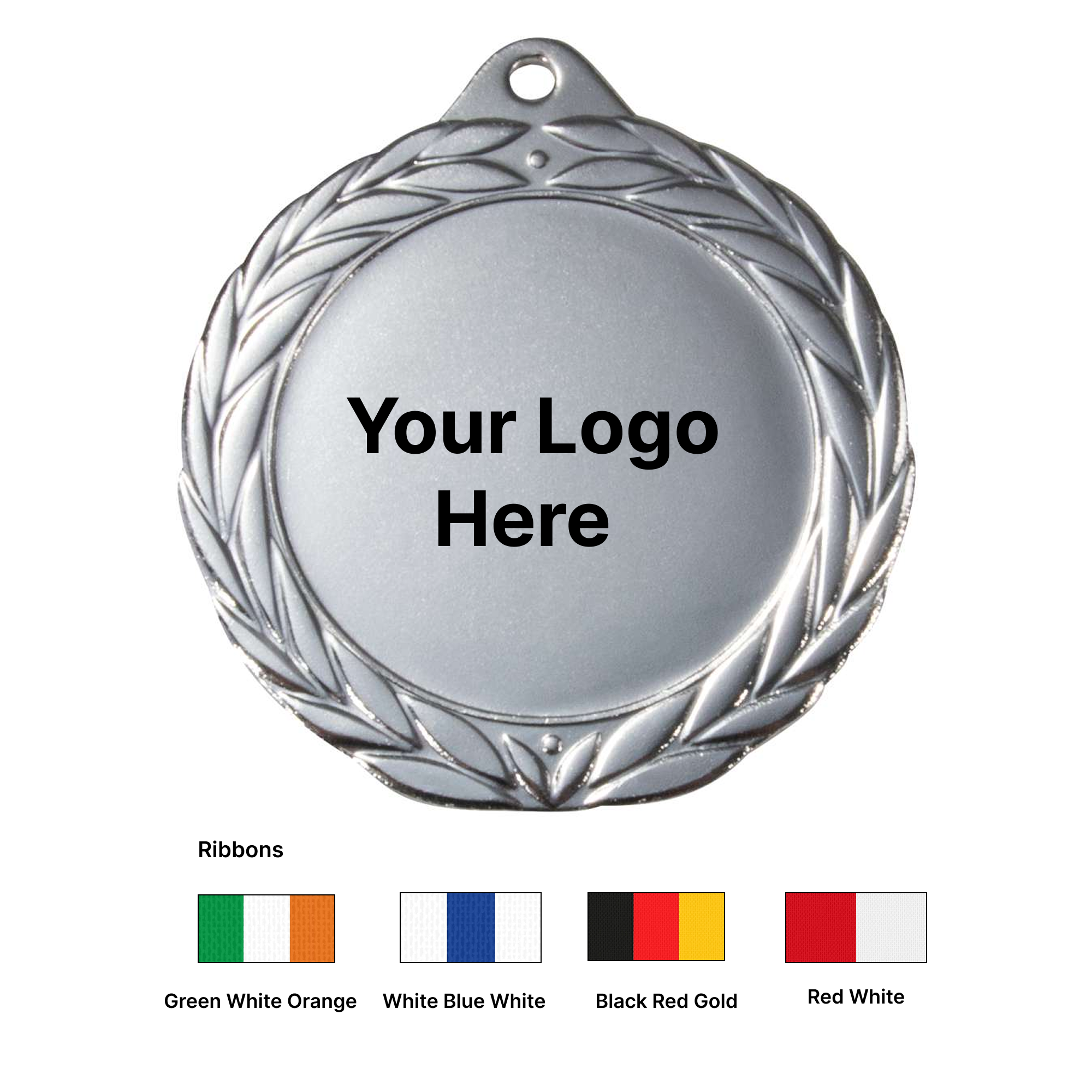 Medal Silver  Ø 70 mm