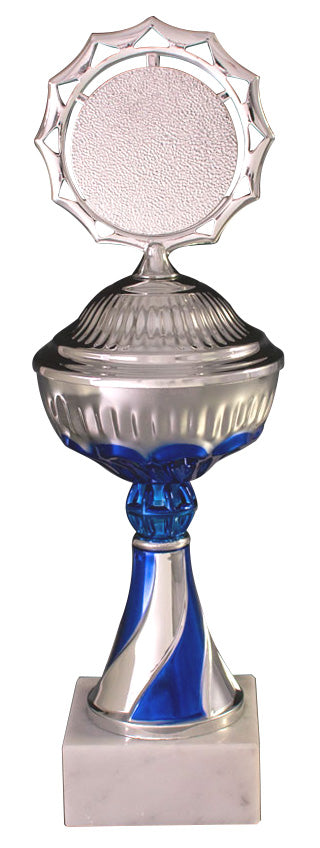 Cup Silver-Blue 26 cm